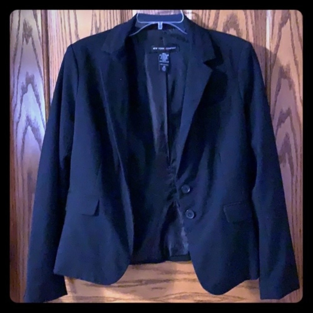 New York & Company Black Blazer Size 12P